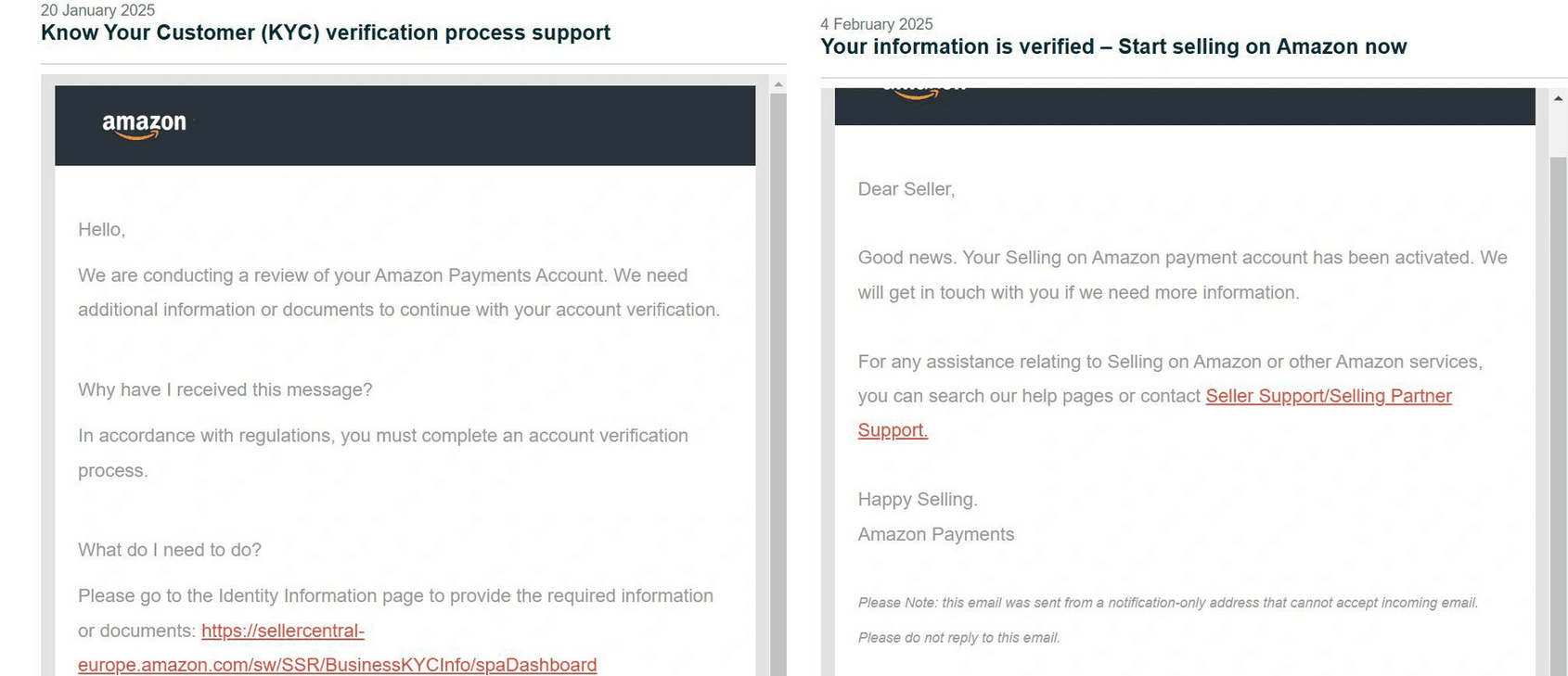 Amazon Seller Reinstatement Success Story 19