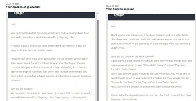 Amazon Reinstatement Success 21