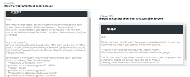 Amazon Reinstatement Success 6
